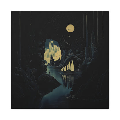 Moonlit Voyage Canvas Print