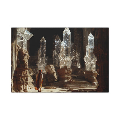 The Luminescent Cavern Canvas Print