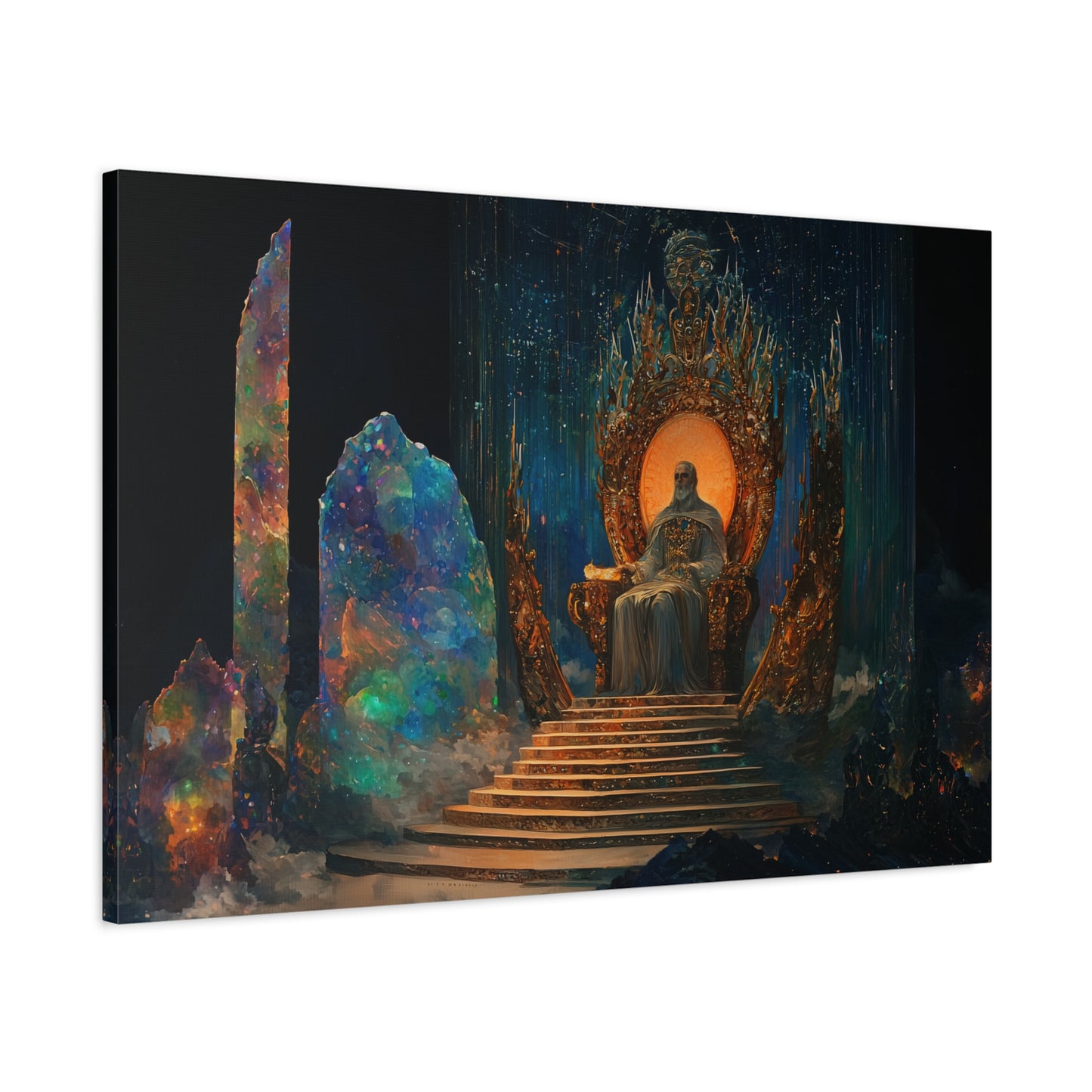 The Cosmic Monarch Canvas Print