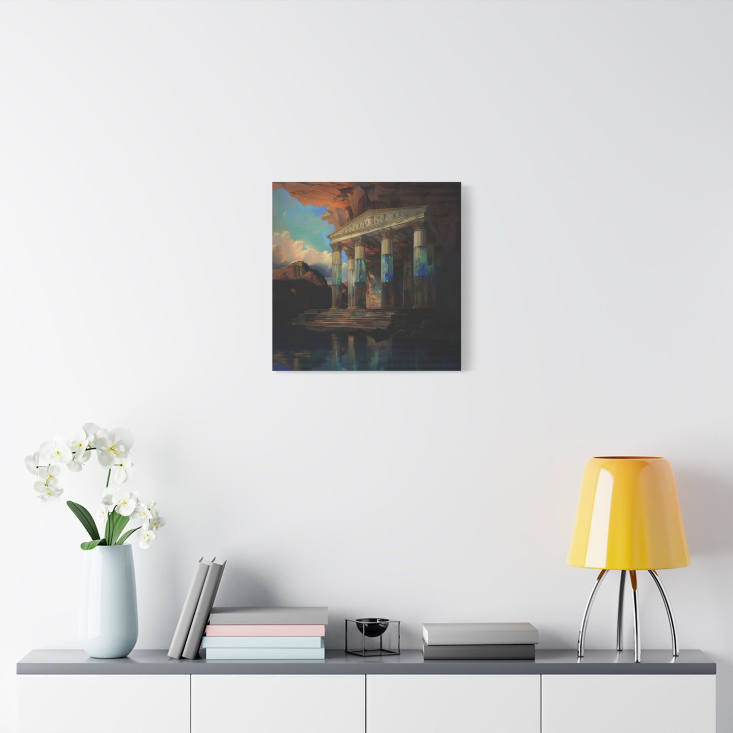 The Dreaming Temple Canvas Print