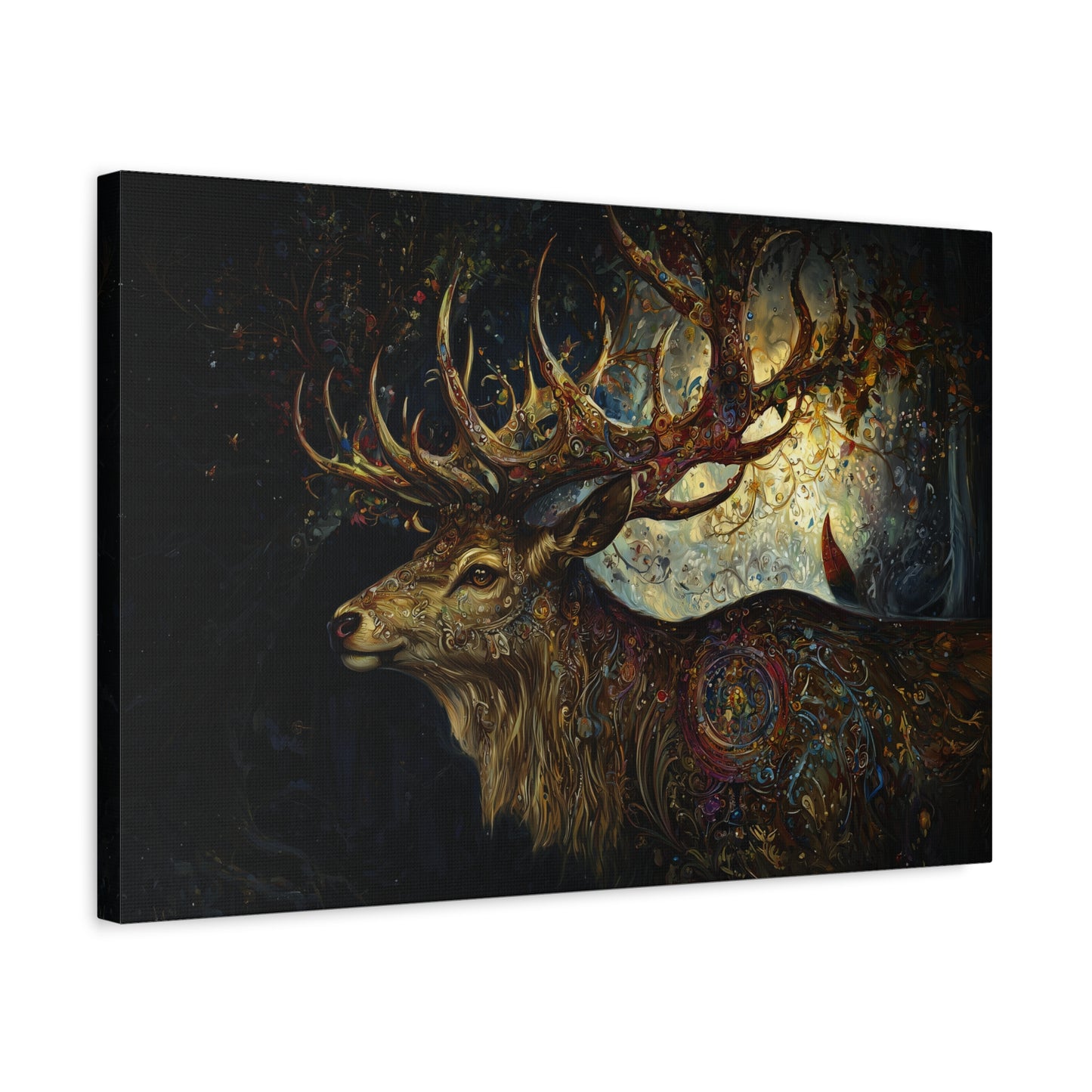 Stag of Yore Canvas Print