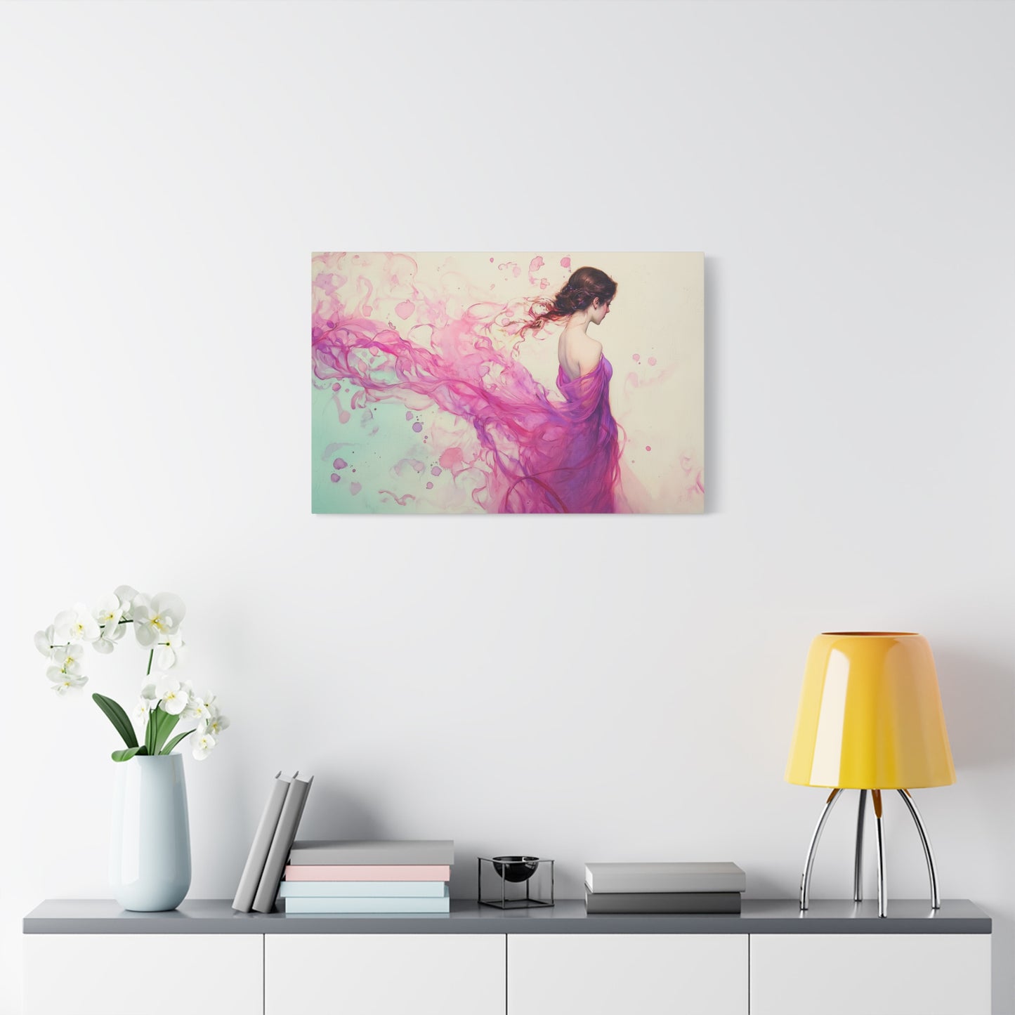 Crimson Reverie Canvas Print