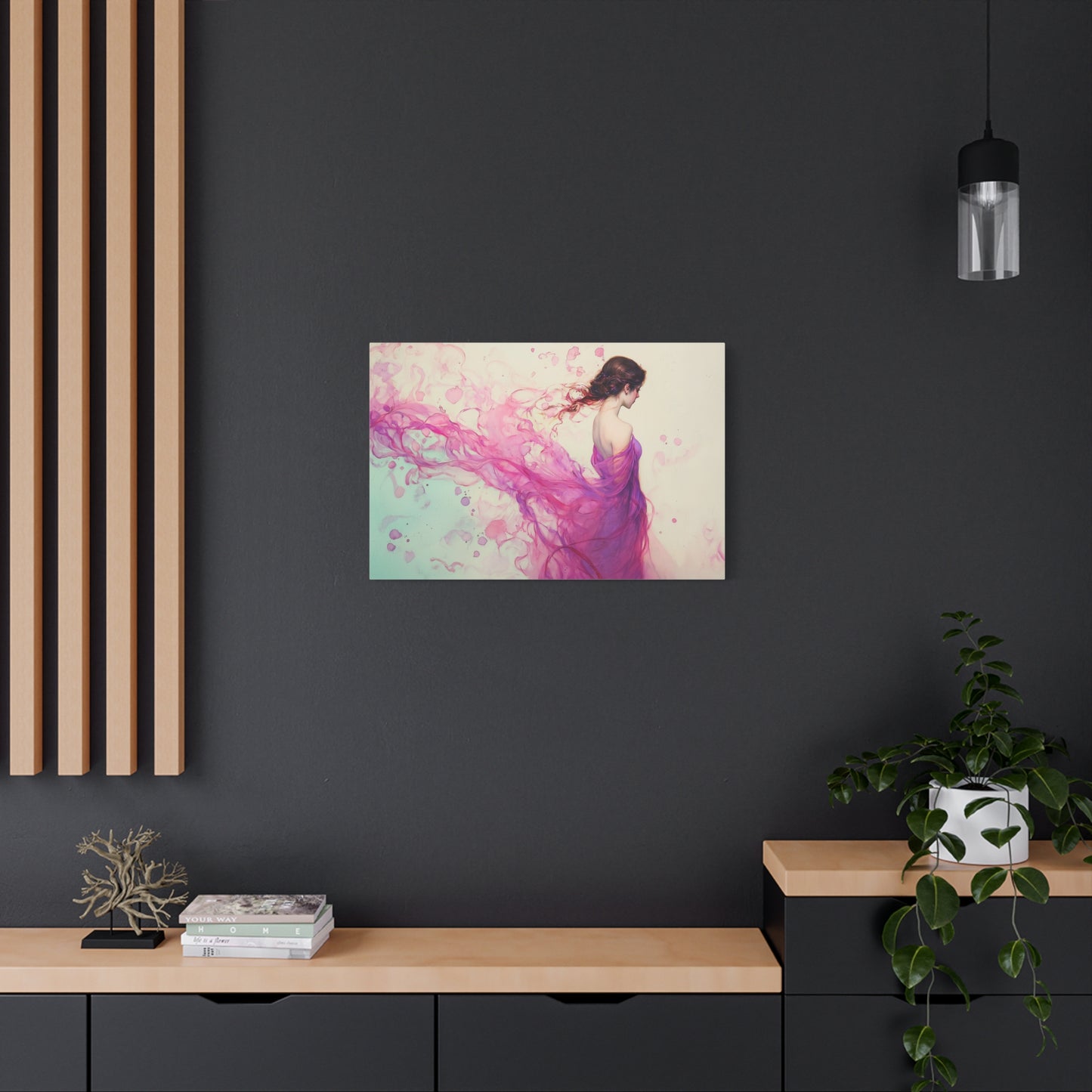 Crimson Reverie Canvas Print