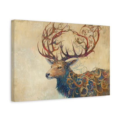 Stag of Yavanna Canvas Print