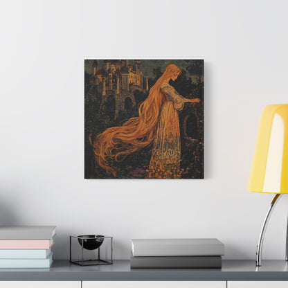 Silken Solitude Canvas Print