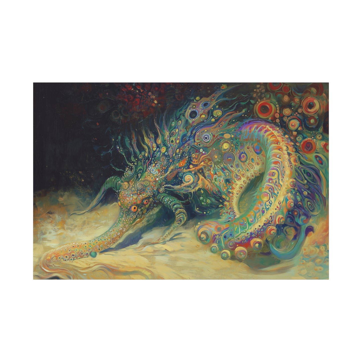 Serpent of Dreams Canvas Print