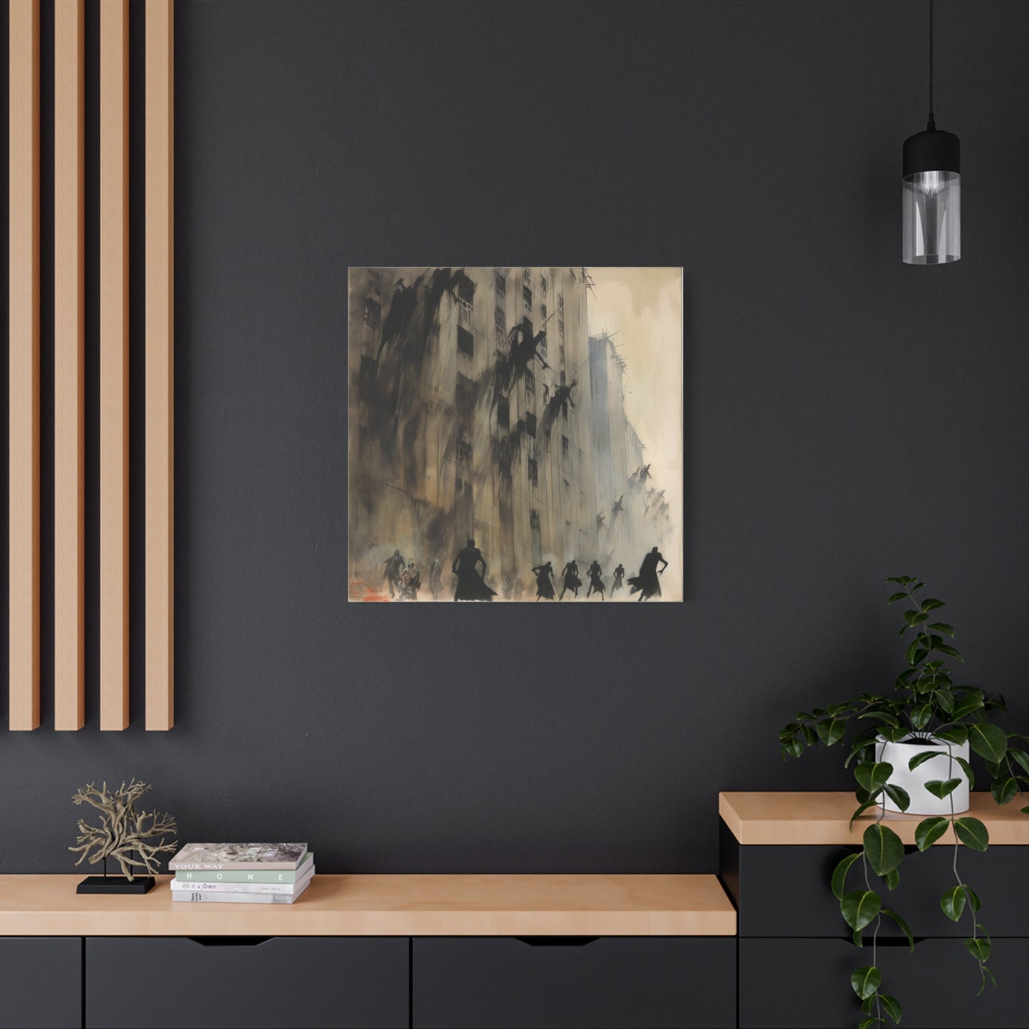 Stark Descent Canvas Print