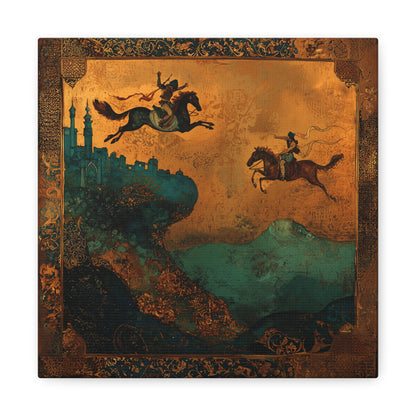 Riders of Midnight Canvas Print