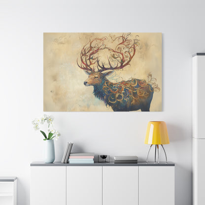 Elk of Eldar Canvas Print