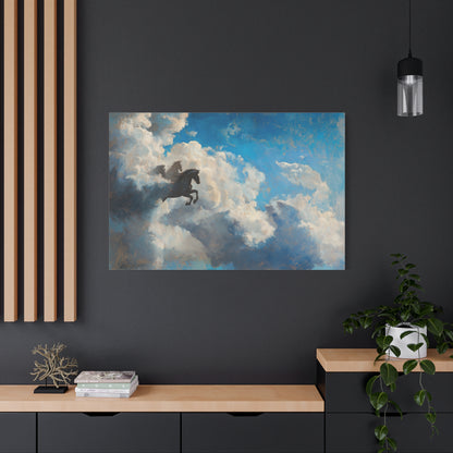 Riders of the Sky Canvas Print