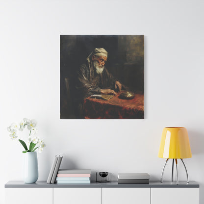 The Elder's Enigma Canvas Print