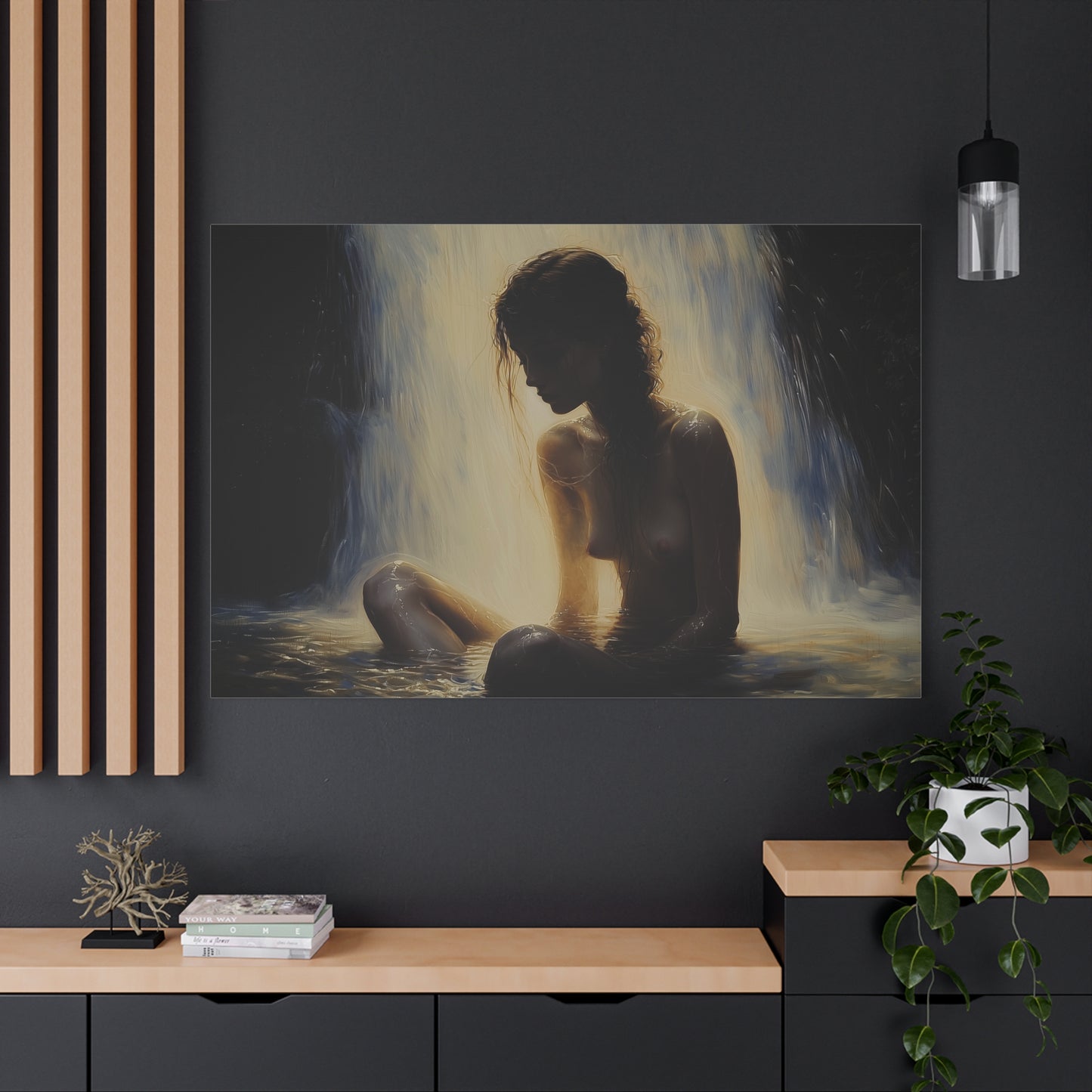 Waterfall Tranquility Canvas Print