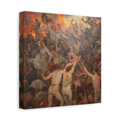 Dance of Chaos Canvas Print