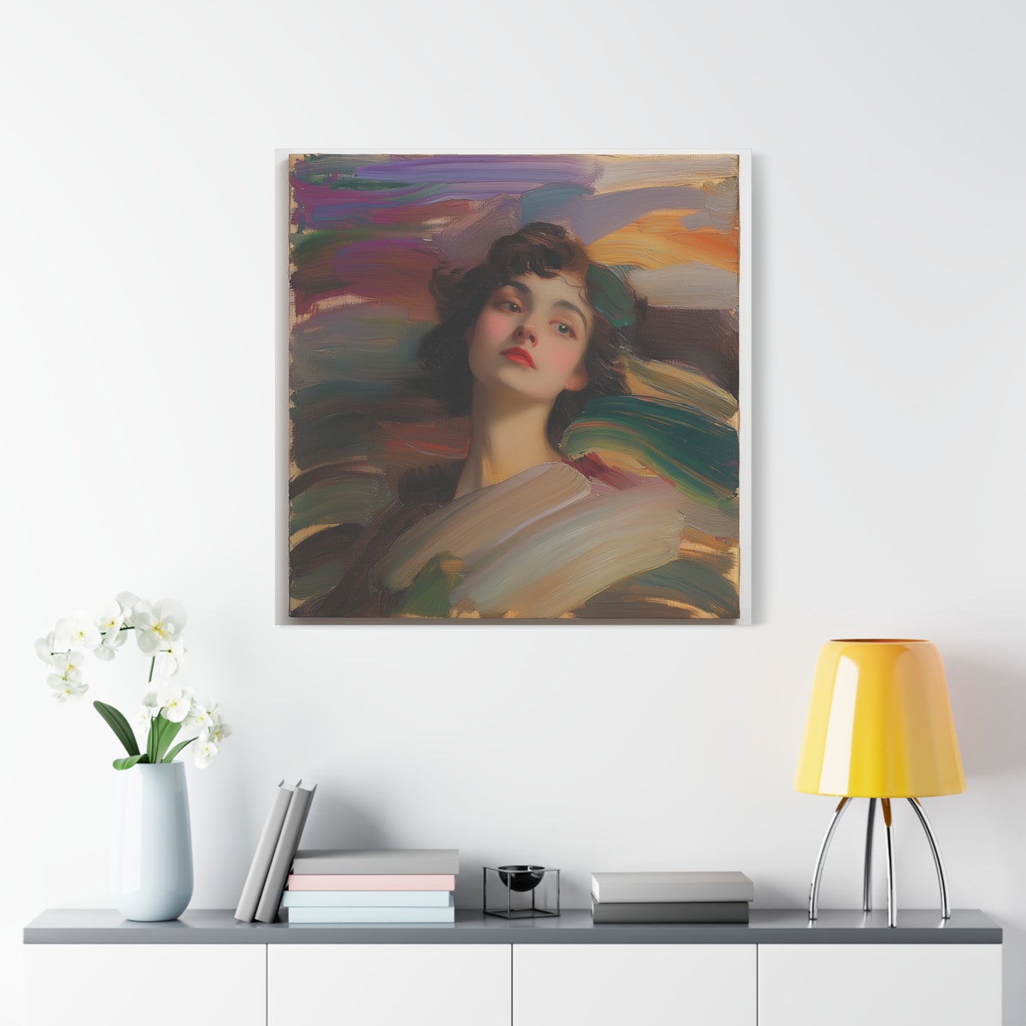 Lady of the Silken Veil Canvas Print