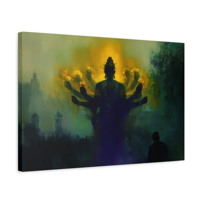 The Dreaming Deity Canvas Print