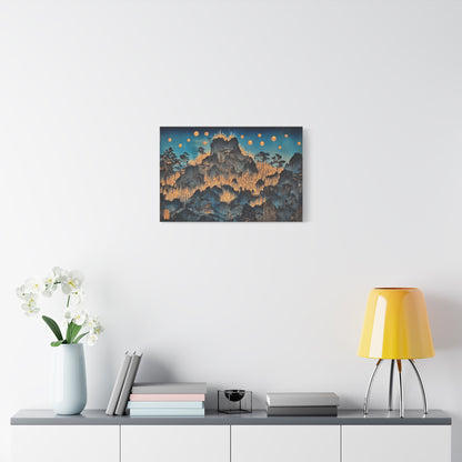 Lanterns of Twilight Canvas Print