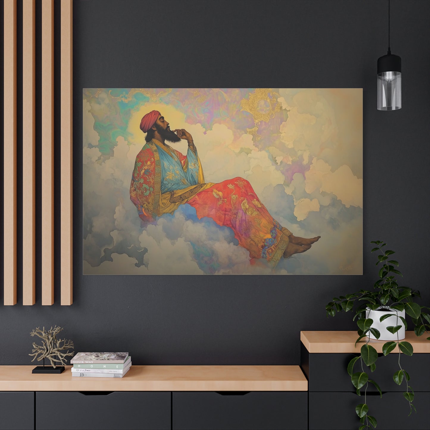 A Thought Ascends Canvas Print