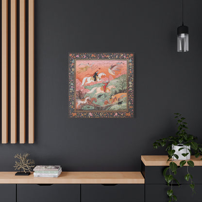 The Wingéd Chase Canvas Print