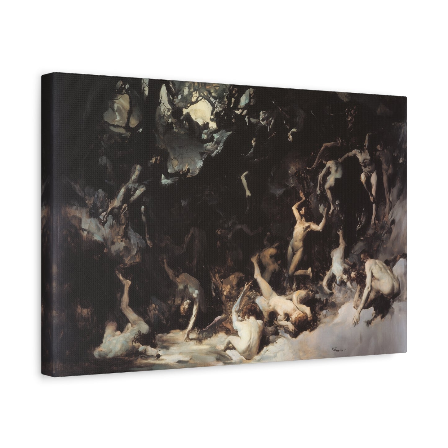 Shadows of Myth Canvas Print