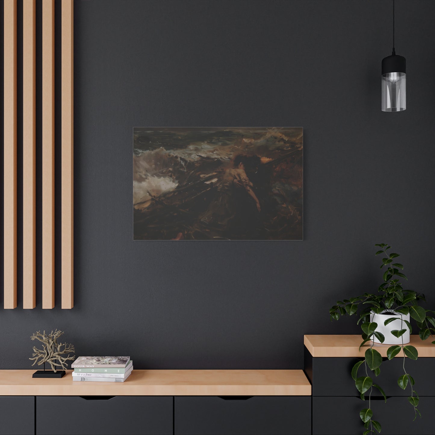 Shores of Shadow Canvas Print