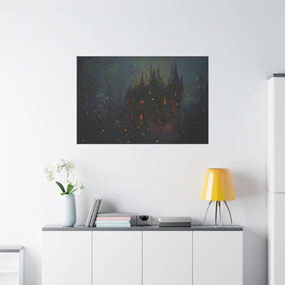 Towers of Twilight Canvas Print