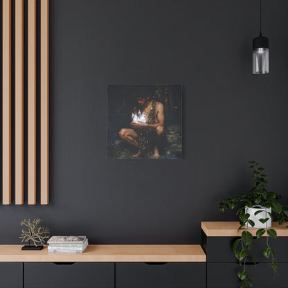 Silent Glow Canvas Print