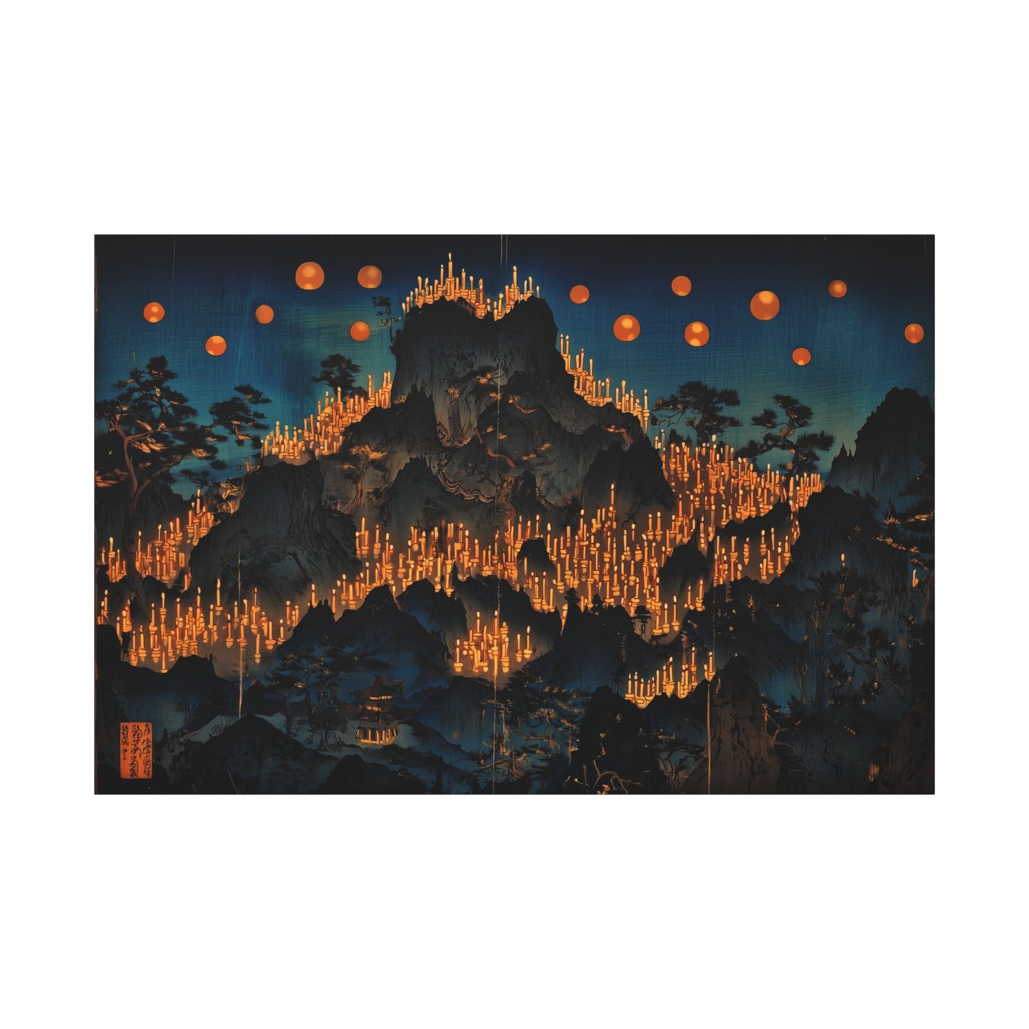 The Luminous Descent Canvas Print