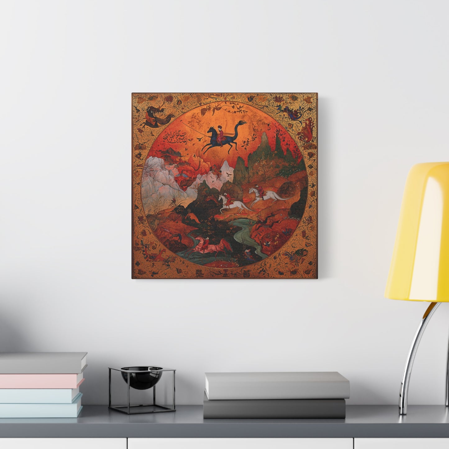 Riders in the Dust Canvas Print