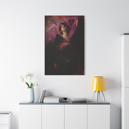 In Scarlet Silence Canvas Print