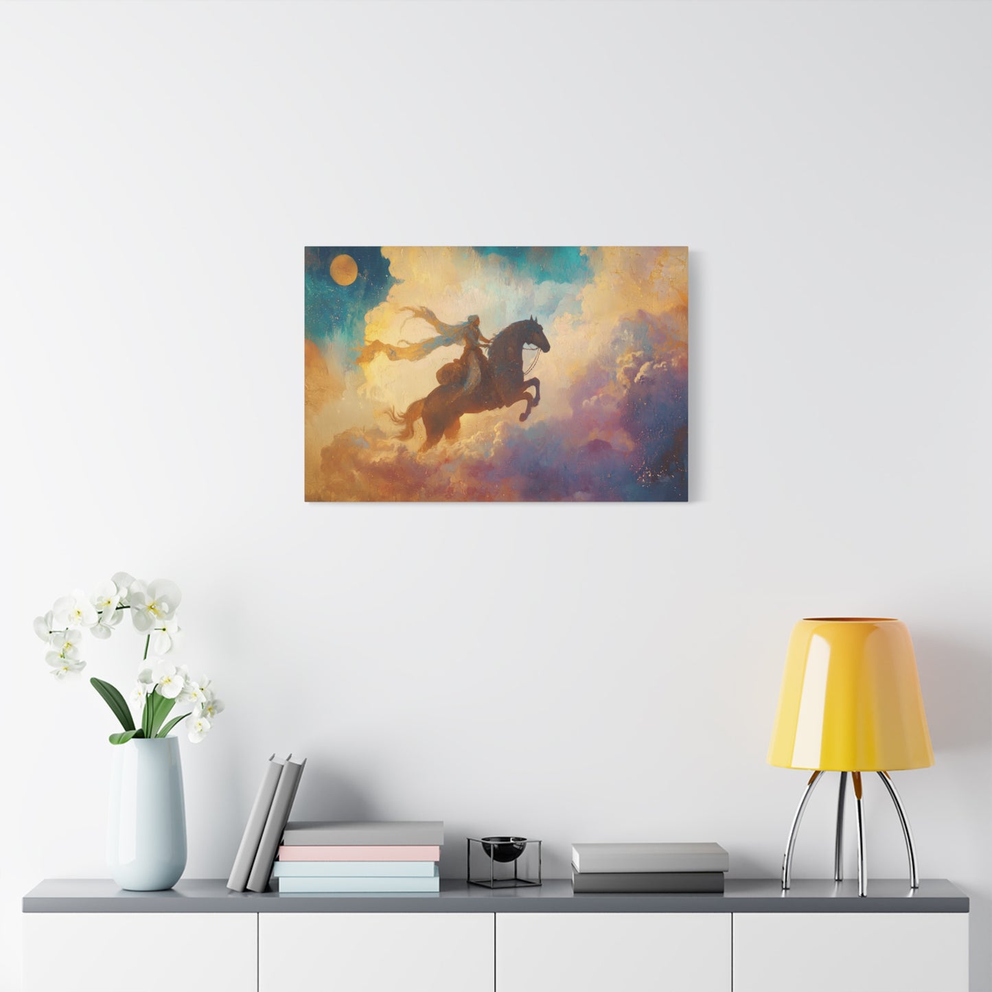 Ride to Dawn Canvas Print