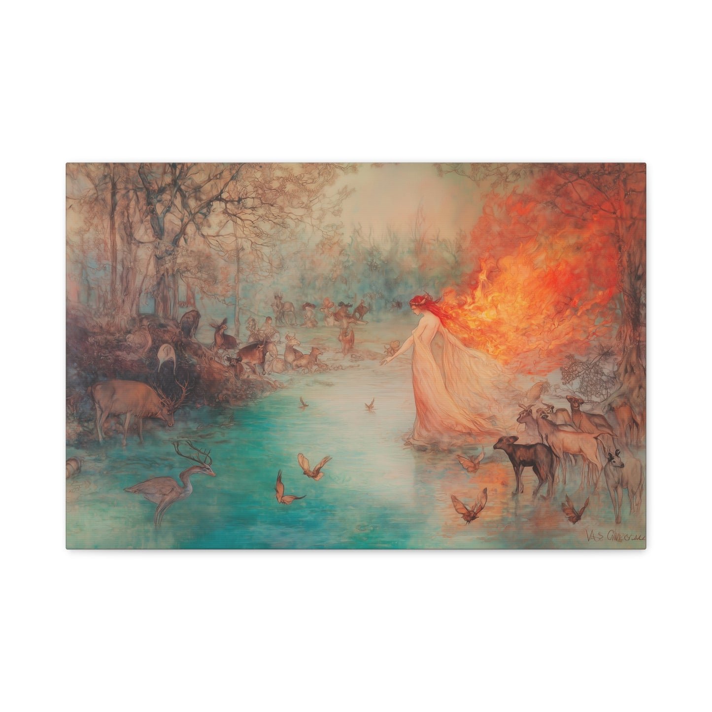 The Dreaming Forest Canvas Print