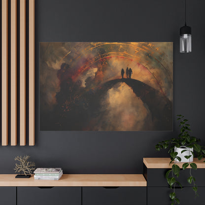 Twilight Pilgrims Canvas Print