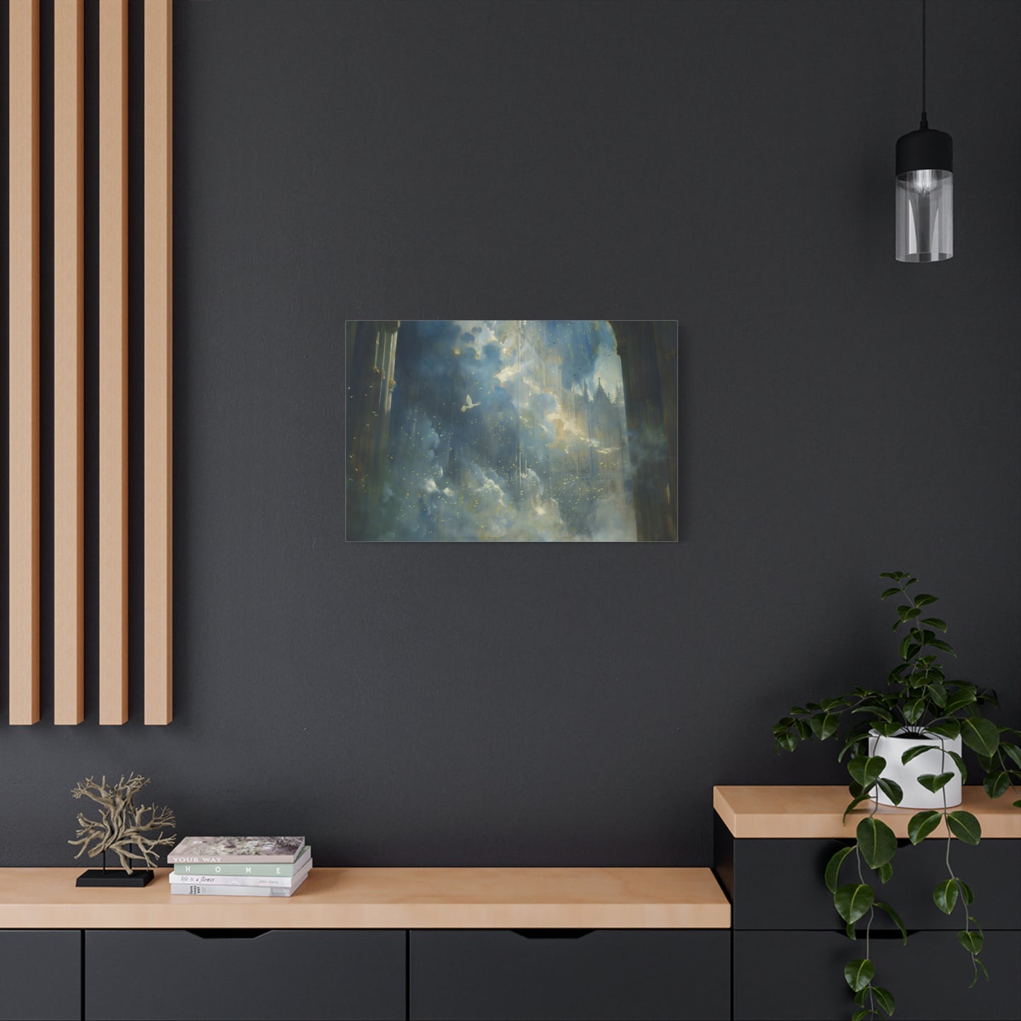 Aetherial Citadel Canvas Print