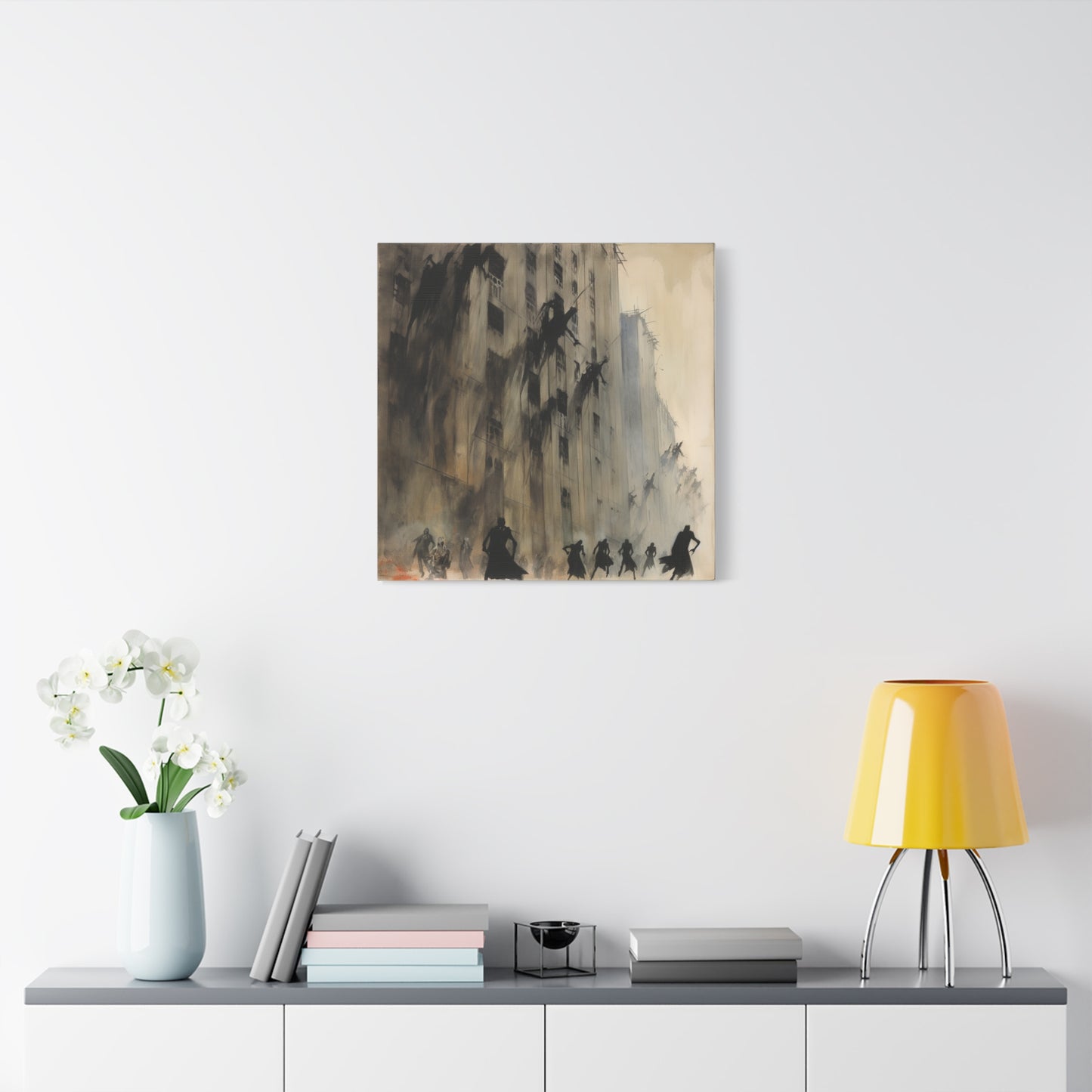 Stark Descent Canvas Print