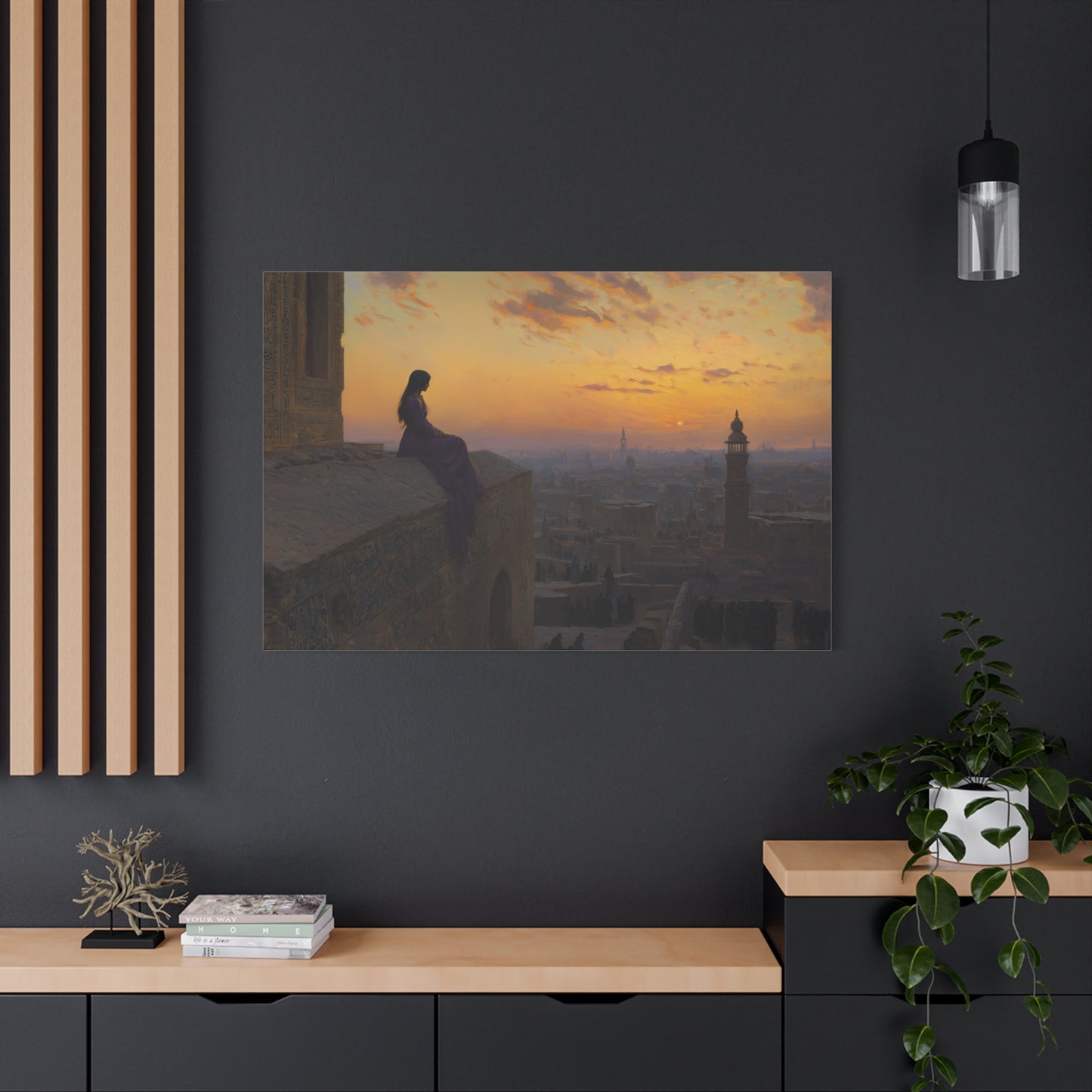 Silent Solitude Canvas Print