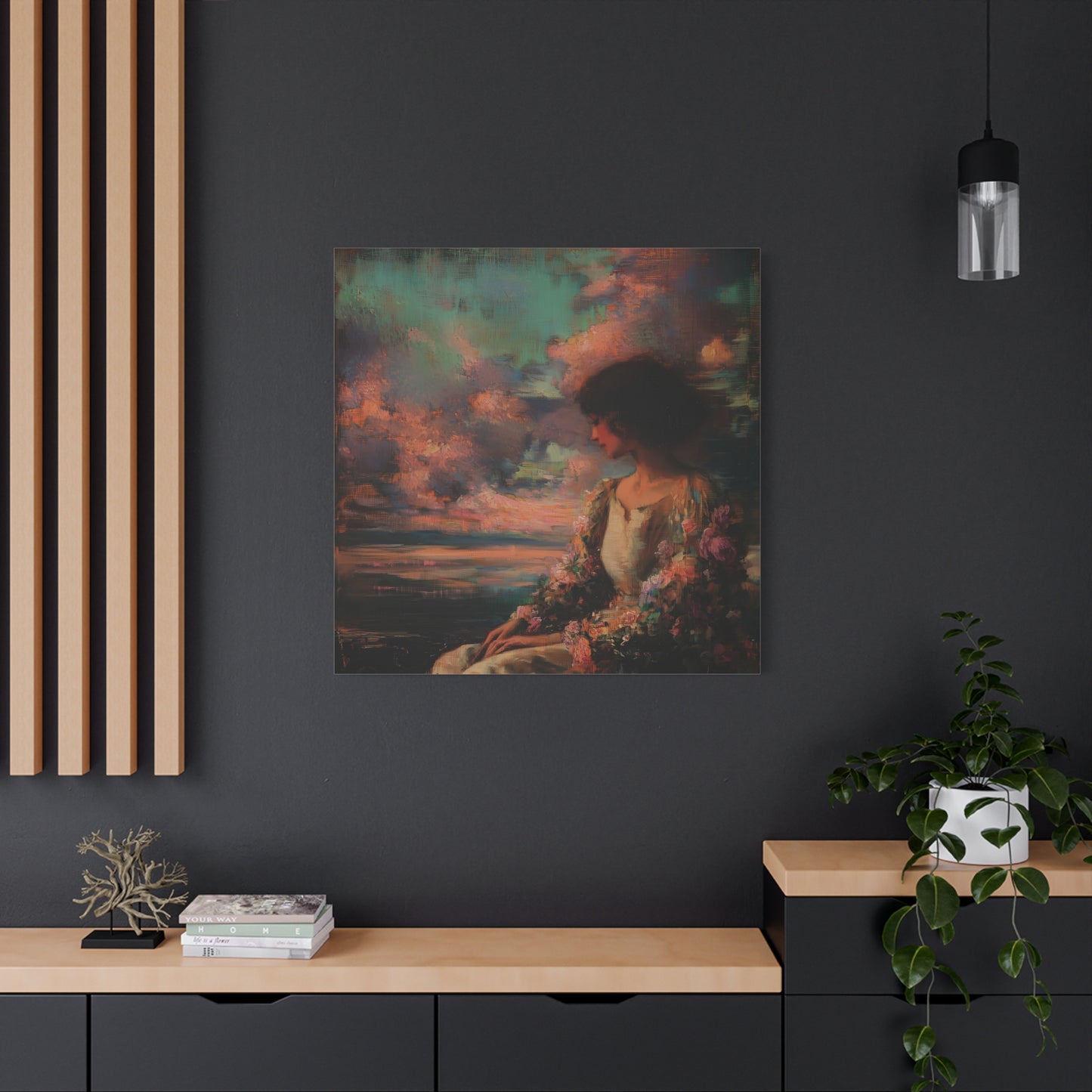 Silence of Blossoms Canvas Print