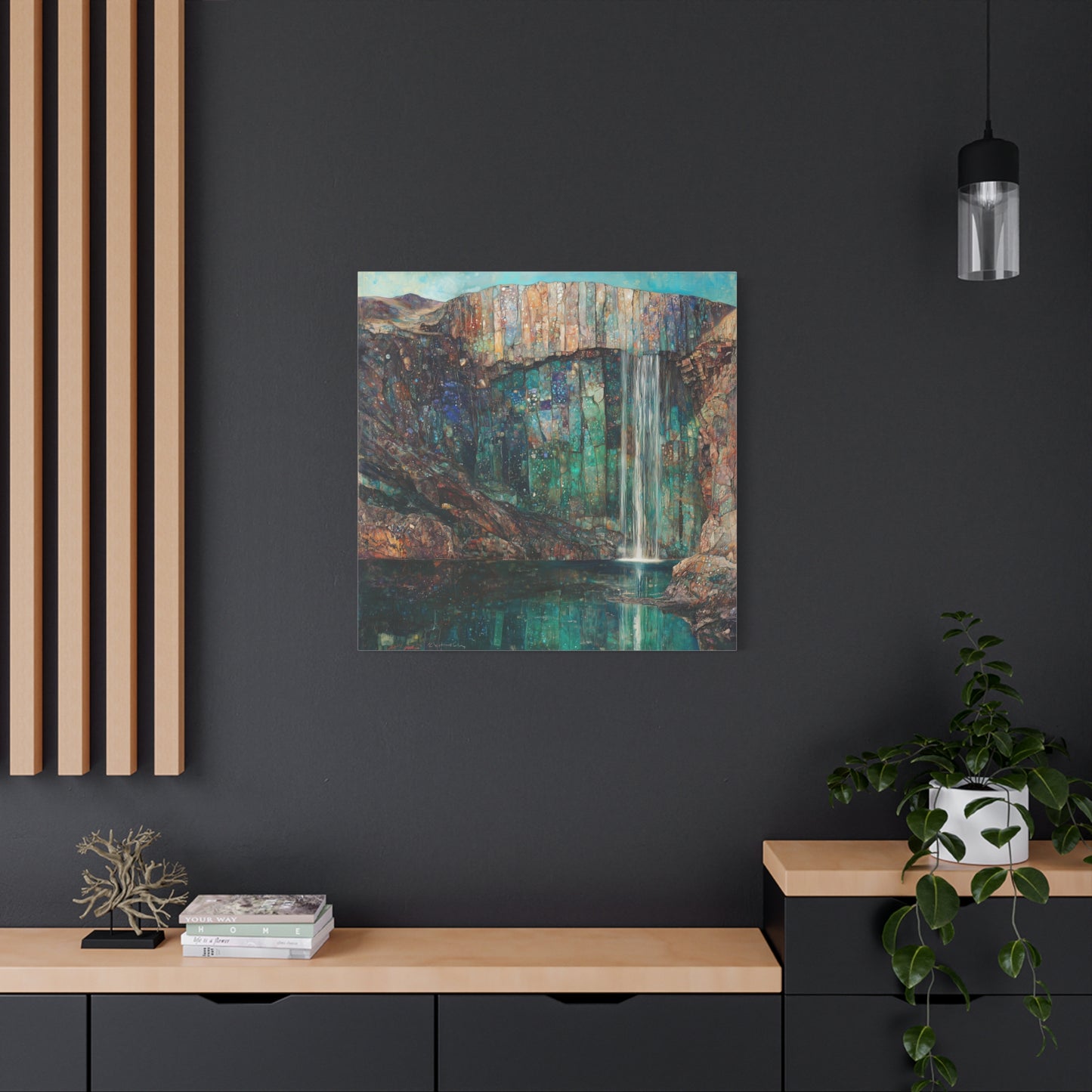 The Dreaming Cascade Canvas Print