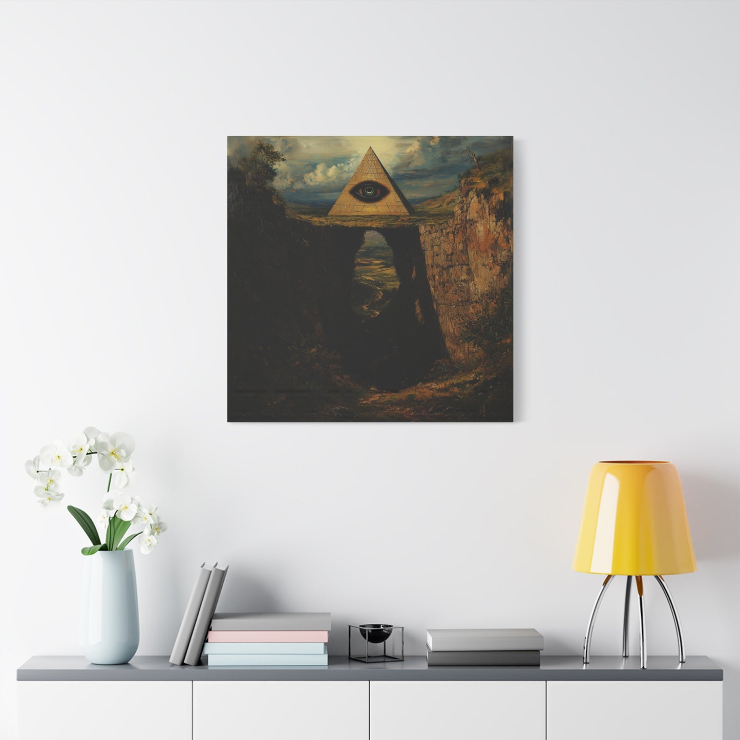 Through the Chasm Canvas Print