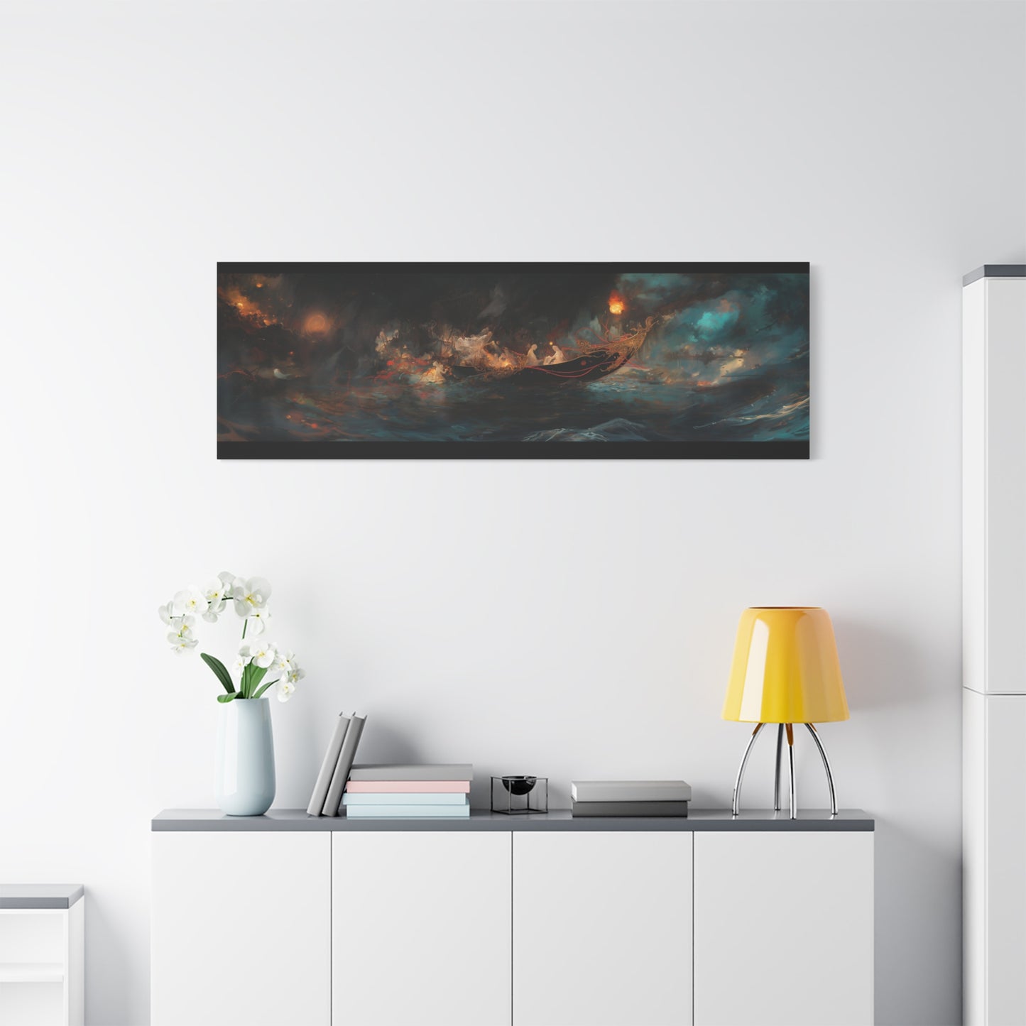 Echoes of Eldritch Seas Canvas Print