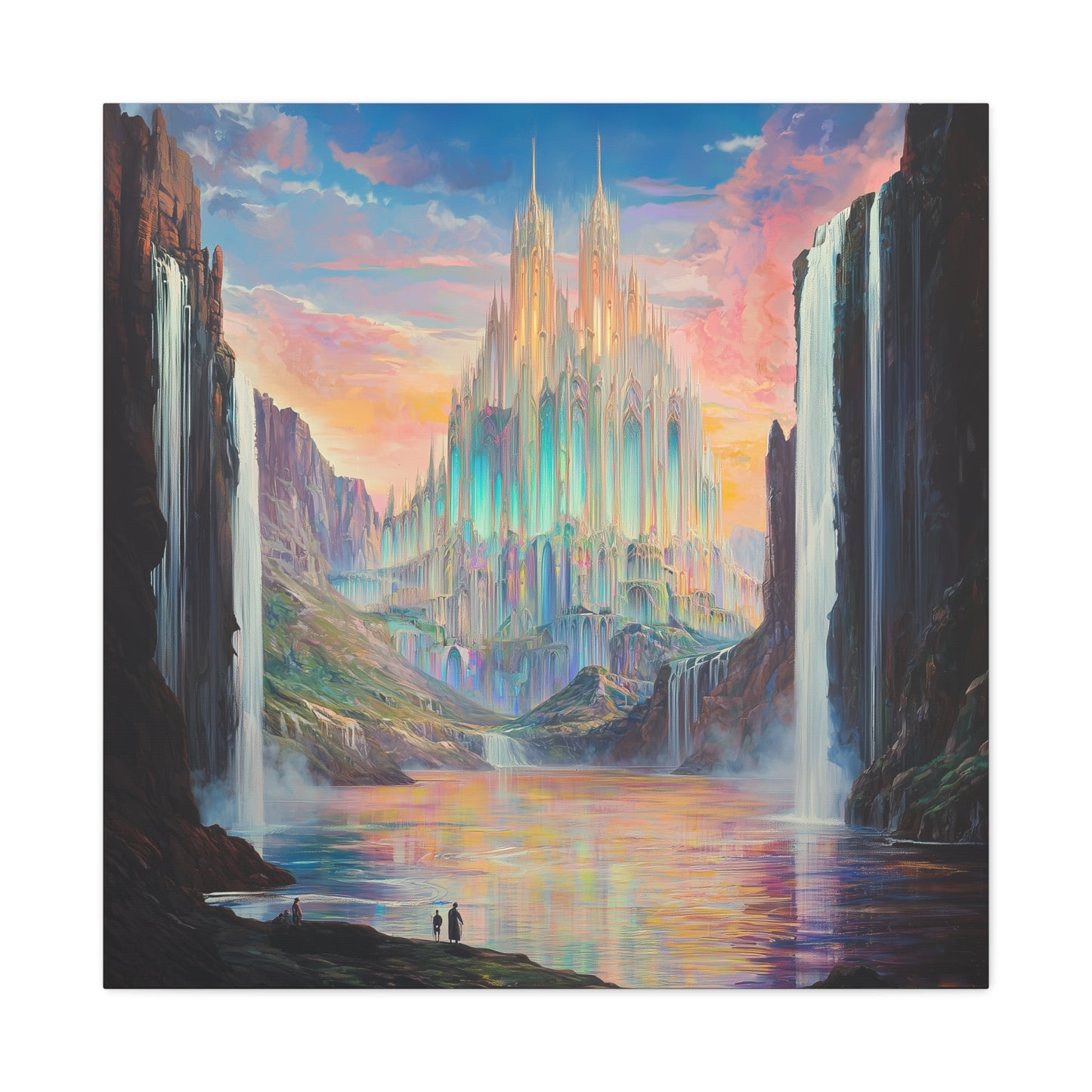 Dreamweaver's Citadel Canvas Print