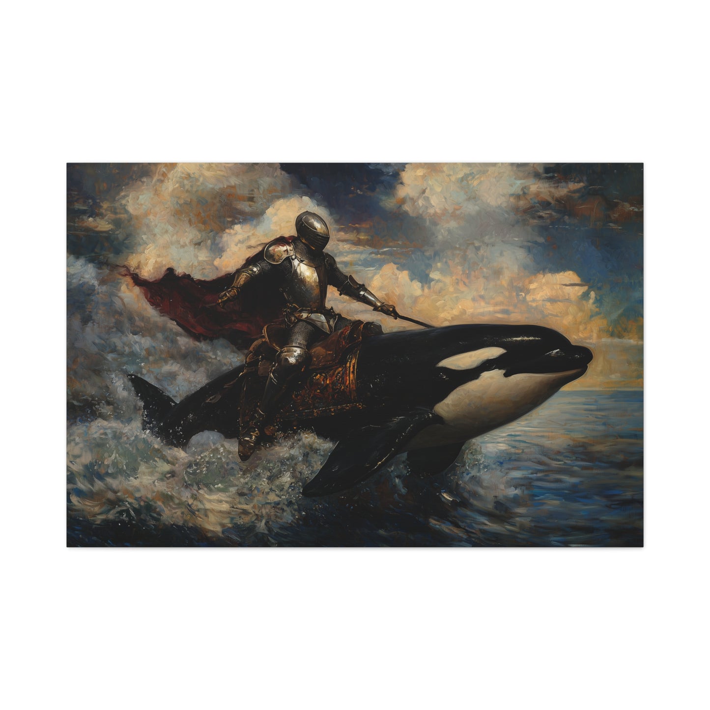 Ocean’s Valor Canvas Print