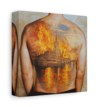 The Burning Dream Canvas Print