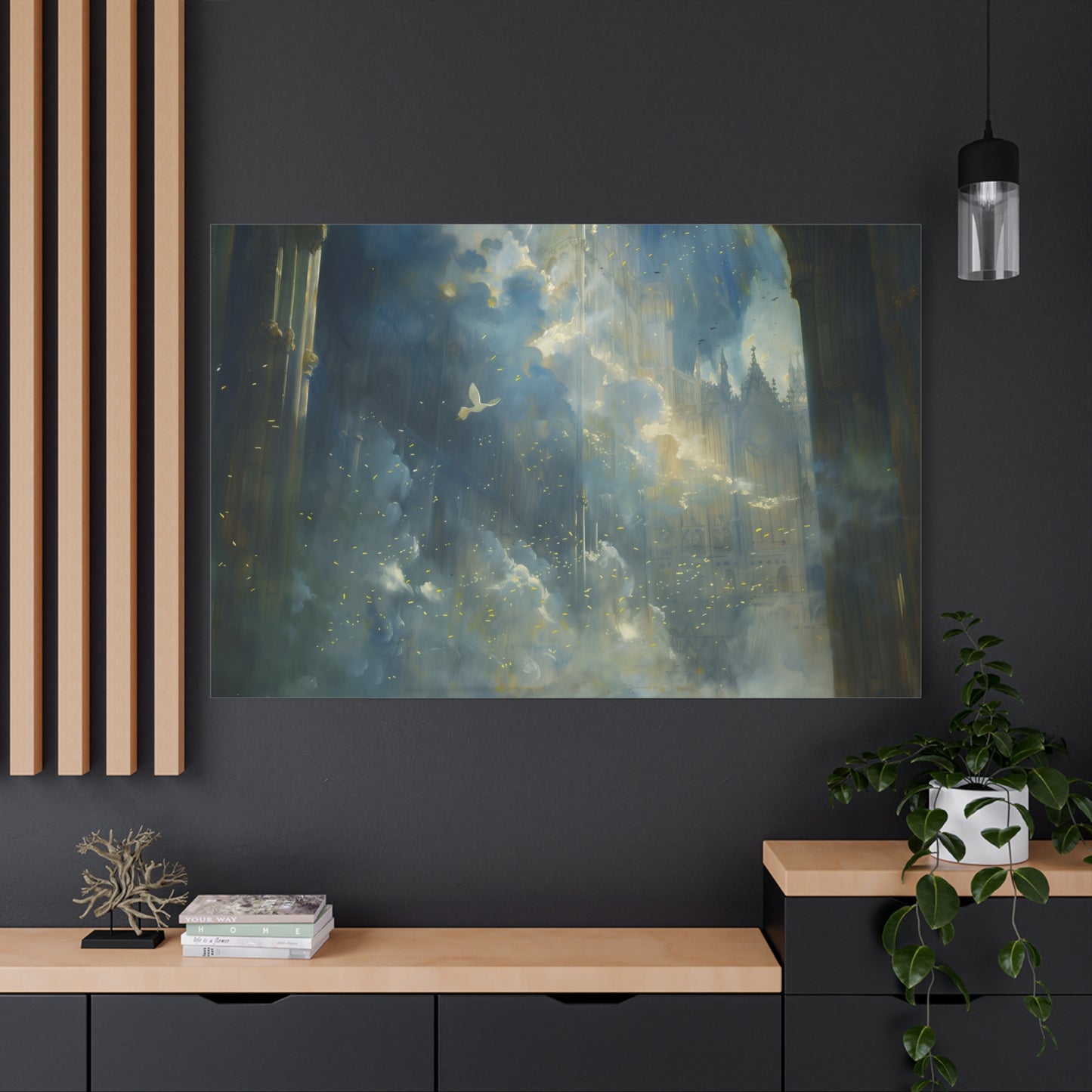 Aetherial Citadel Canvas Print