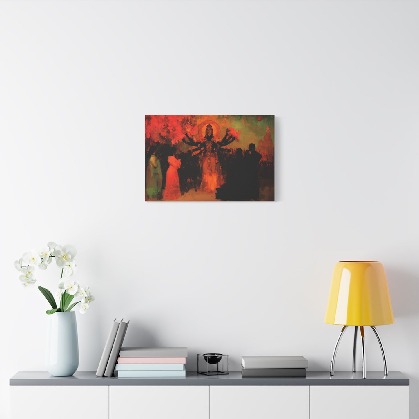 Shadowed Divinity Canvas Print