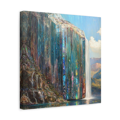 Abyssal Cascade Canvas Print