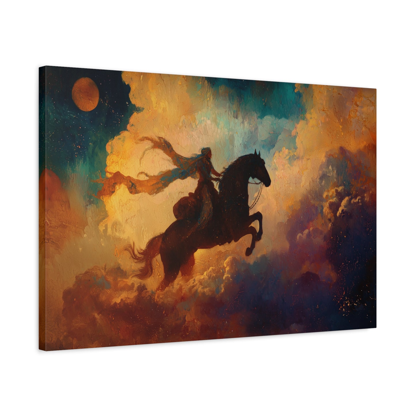 Rider of Dawn Canvas Print