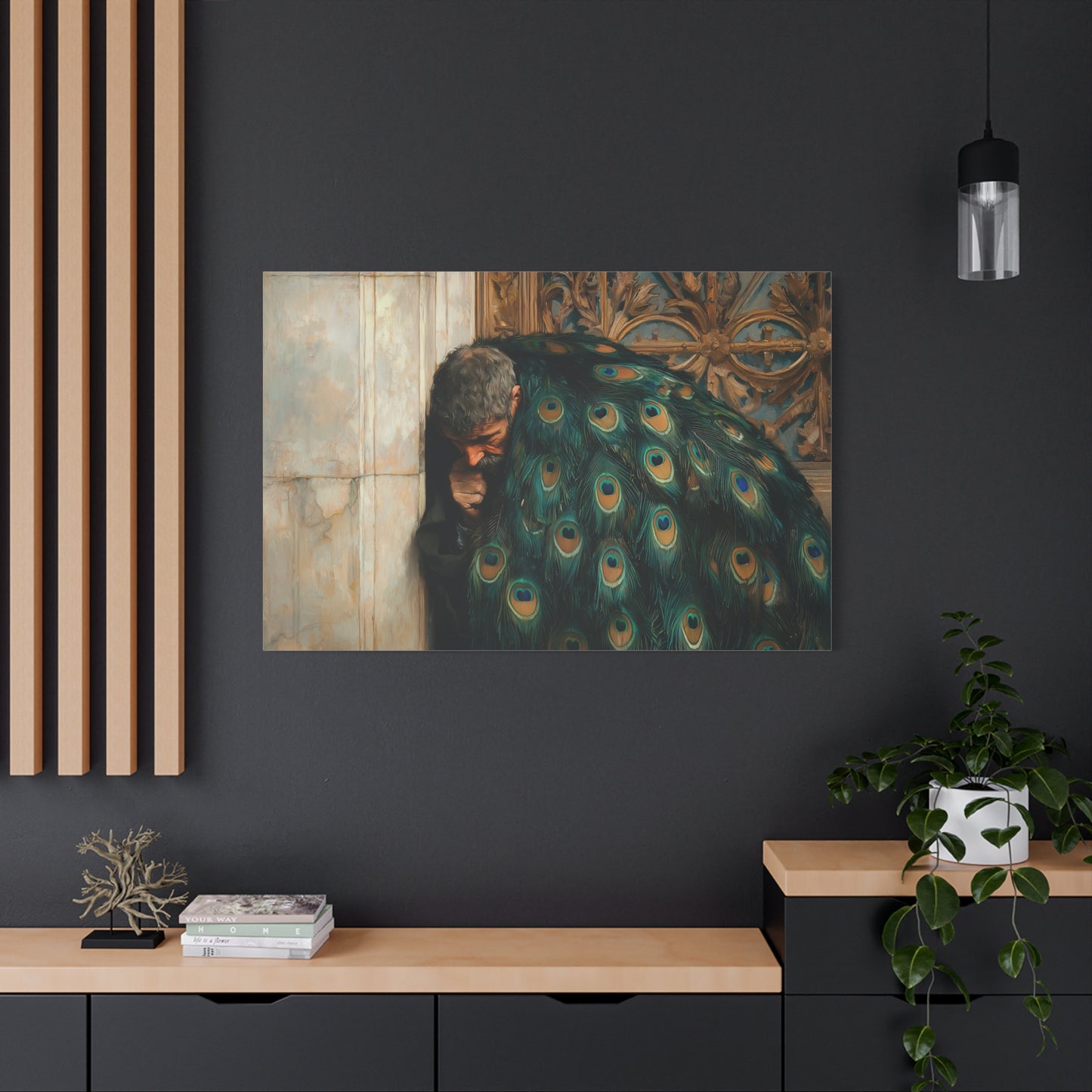 Veil of Eldritch Plumes Canvas Print