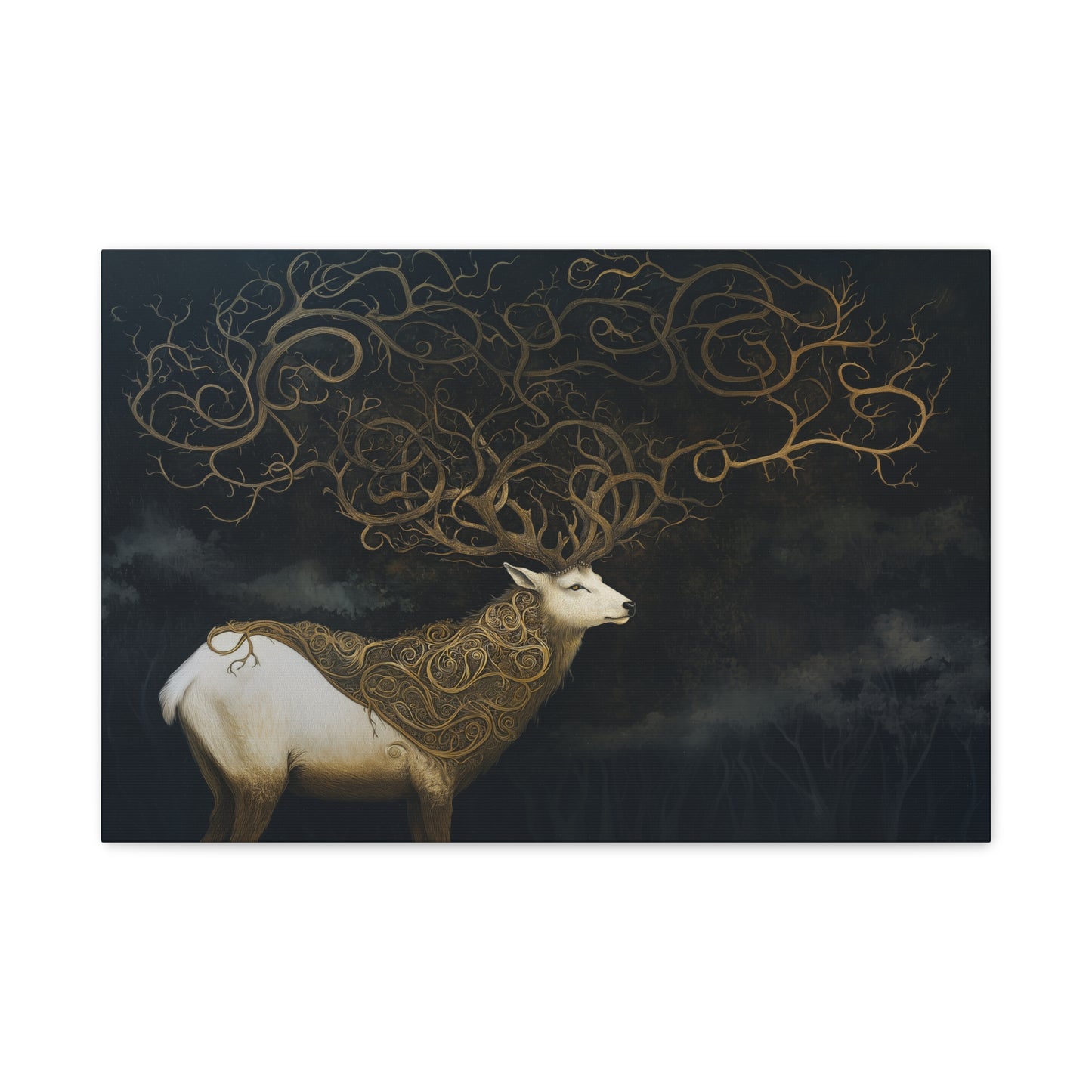 The Antlered Dream Canvas Print