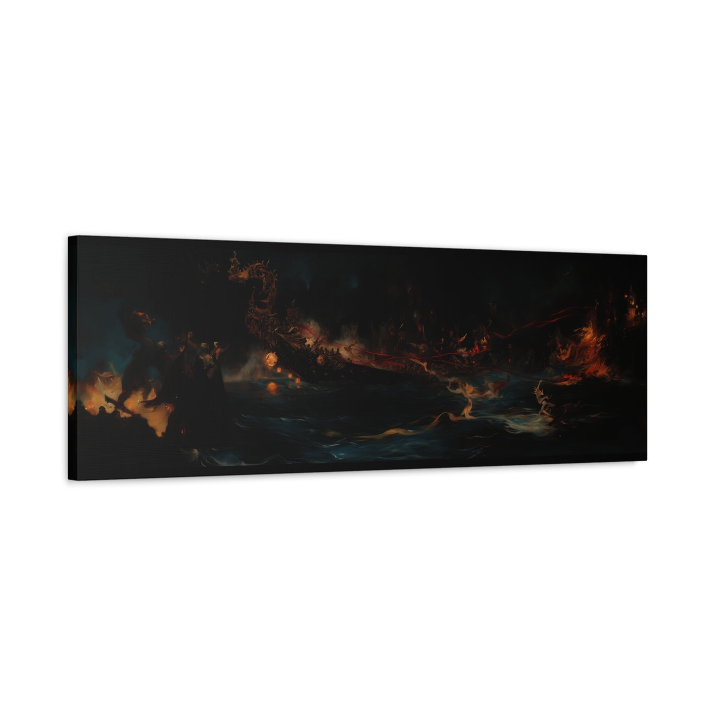 Sea of Fire Canvas Print