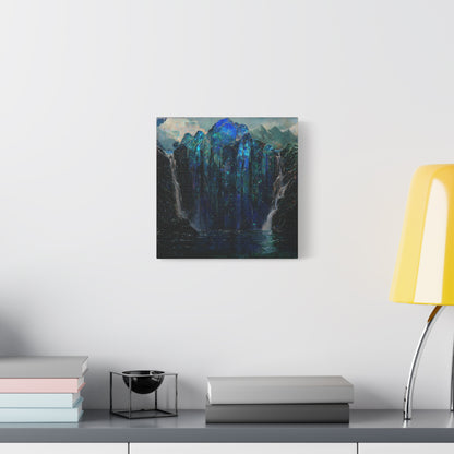 The Starlit Falls Canvas Print